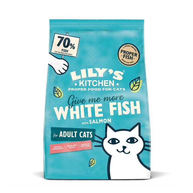 Lily’s Kitchen Cat Fisherman’s Feast White Fish With Salmon Dry Food, 800g