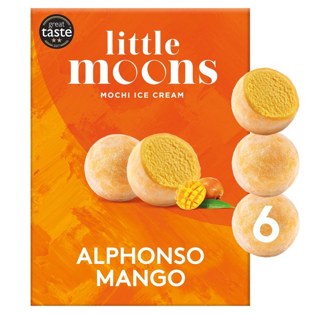 Little Moons Mango Mochi Ice Cream, 6 x 32g