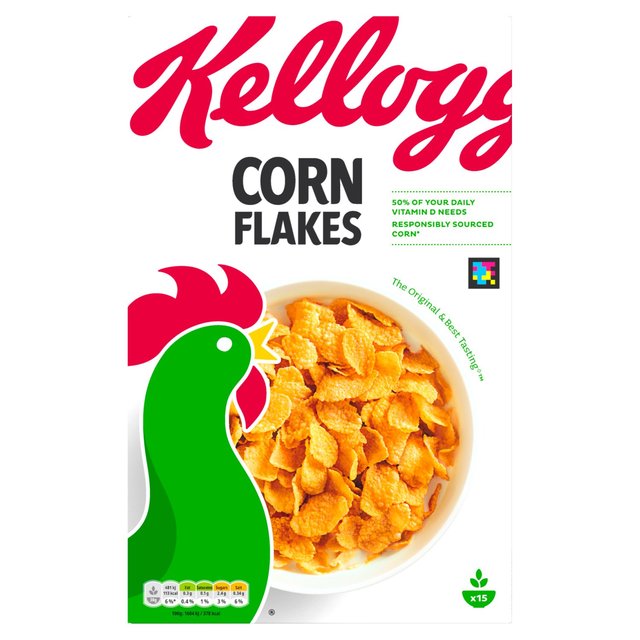 Kellogg’s Corn Flakes Breakfast Cereal, 450g