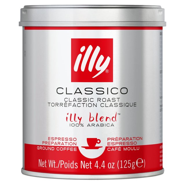 Illy Espresso Coffee Classic Roast, 125g