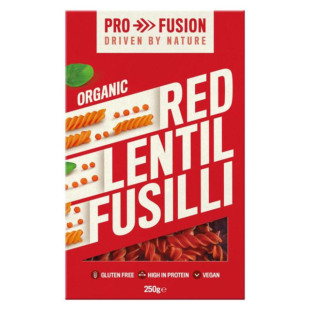 Profusion Organic Protein Red Lentil Fusilli, 250g