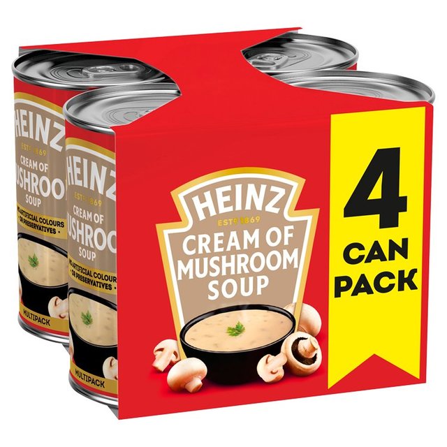 Heinz Mushroom Soup, 4 x 400g