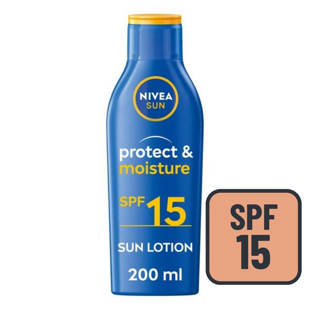 Nivea Sun Protect & Moisture Spf 15 Sun Lotion, 200ml