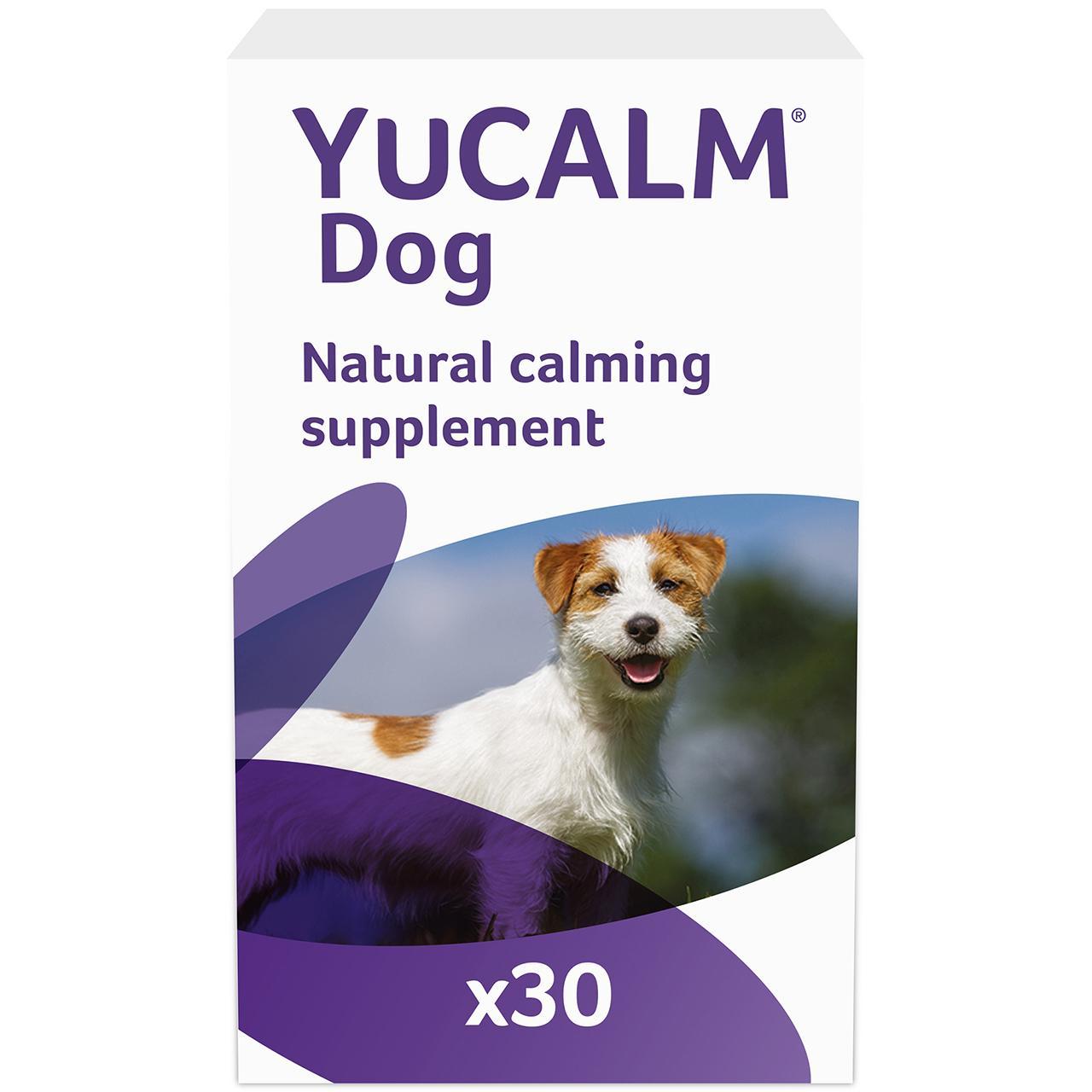 An image of Yucalm Tablets for Dogs 30 pack