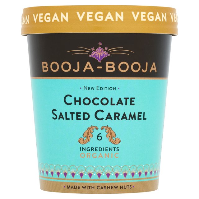 Booja Booja Organic Chocolate Salted Caramel Ice Cream, 500ml