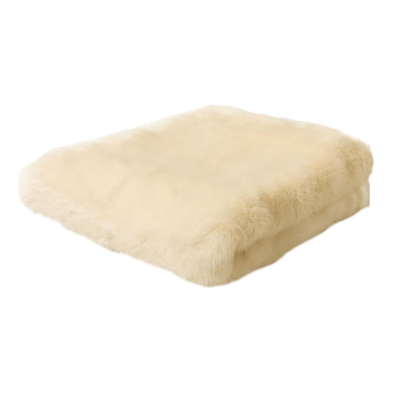 An image of Charley Chau Faux-Fur Blanket Polar Bear, Large