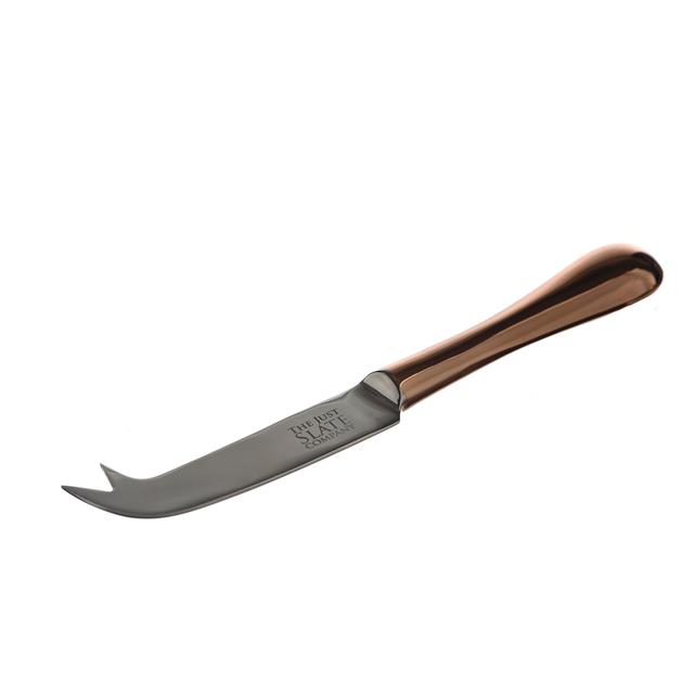 Just Slate Company Copper Cheese Knife, 21cm
