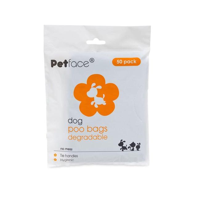 Petface Degradable Poop Bags, 50 Per Pack