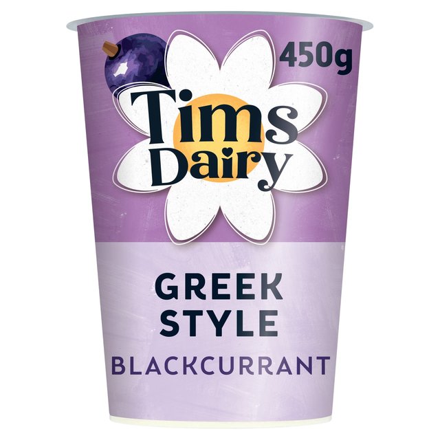 Tims Dairy Greek Style Blackcurrant Yoghurt, 450g