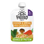 Piccolo Organic Spring Vegetables & Chicken Casserole Pouch, 7 mths+