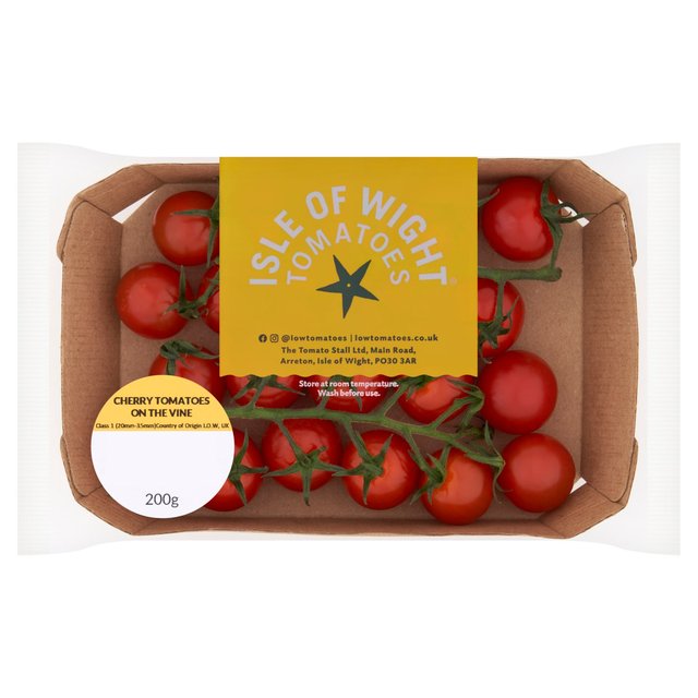 The Tomato Stall Isle of Wight Exclusive Winter Cherry on the Vine Tomatoes, 200g