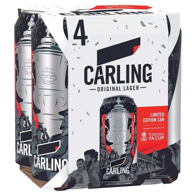 Carling 4x440ml Refreshing Original Lager, 4 x 440ml