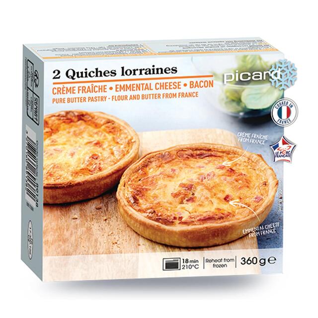 Picard 2 Lorraine Quiches, 2 Per Pack