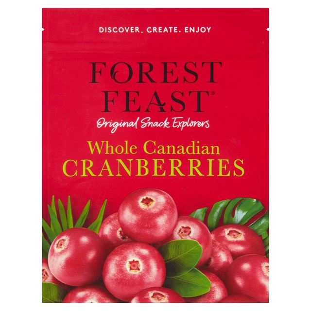 Forest Feast Whole Dried Cranberries, 170g