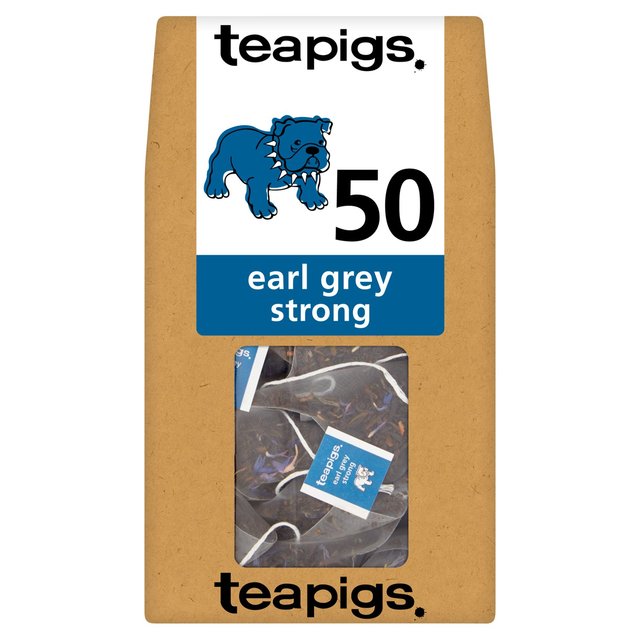 Teapigs Earl Grey Strong Tea Bags, 50 Per Pack