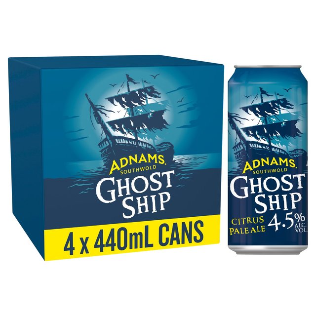 Adnams Ghost Ship Cans, 4 x 440ml
