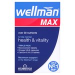 Vitabiotics Wellman Max Health & Vitality Tablets 