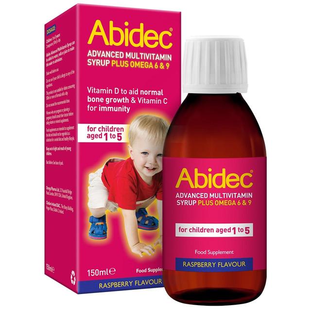 Abidec Advanced Raspberry Multivitamin Syrup, 150ml