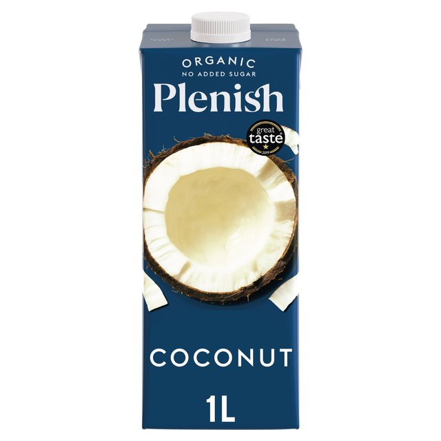 Plenish Organic Coconut Unsweetened Drink, 1L