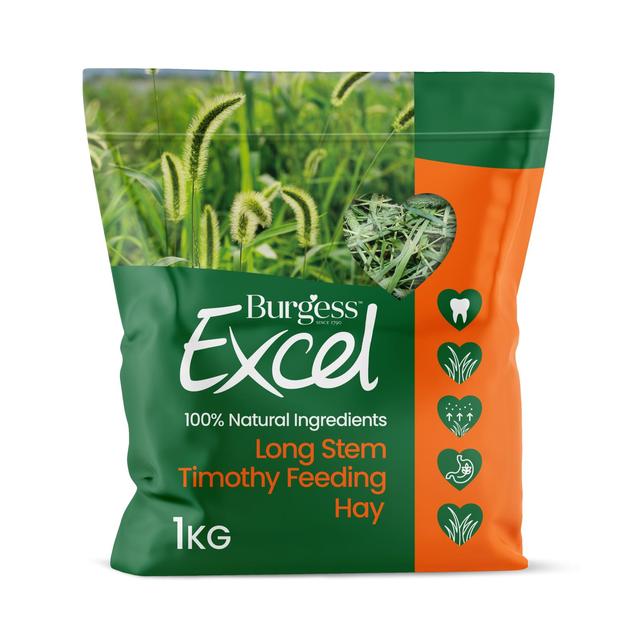 Burgess Excel Long Stem Feeding Hay, 1kg