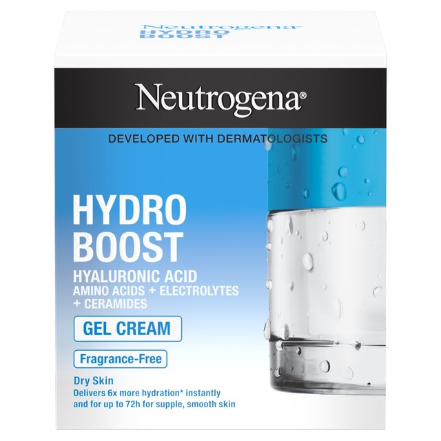 Neutrogena Hydro Boost Gel Cream Moisturiser for Dry Skin, 50ml
