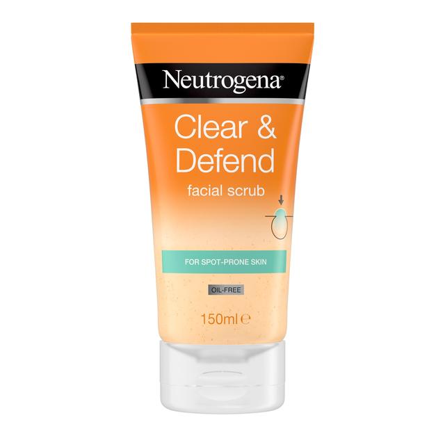Neutrogena Clear & Defend Facial Scrub, 150ml