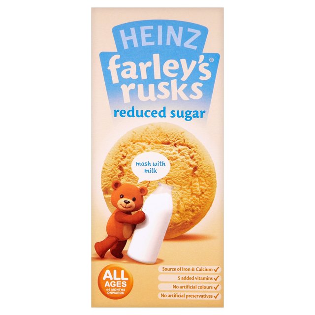 Heinz Farley’s Reduced Sugar Rusks 6 Months+ 9 Pack, 150g