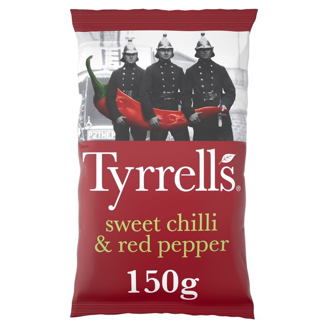 Tyrrells Sweet Chilli & Red Pepper Sharing Crisps, 150g