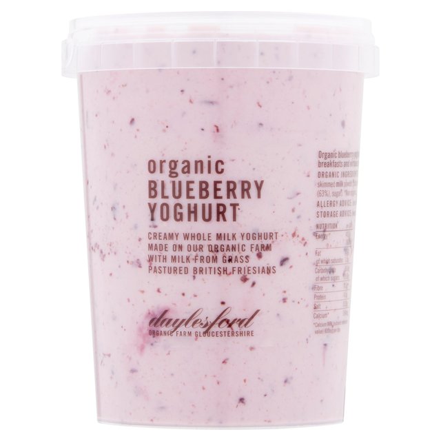 Daylesford Organic Blueberry Yoghurt, 450ml