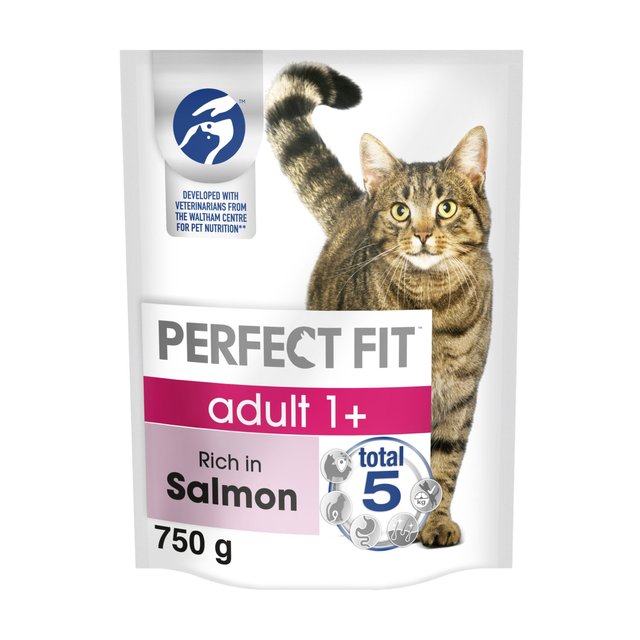 Perfect Fit Advanced Nutrition Adult Complete Dry Cat Food Salmon, 750g