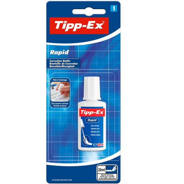 TIPP-EX Rapid Correction Fluid Pack of 1, 20ml