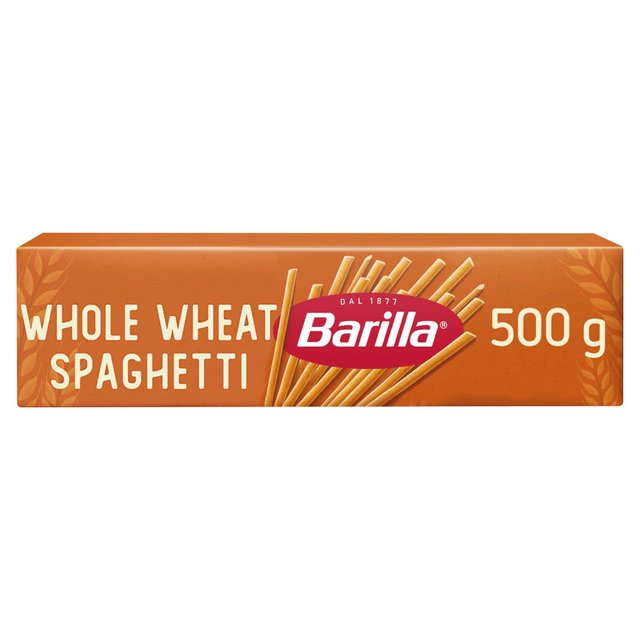 Barilla Whole Wheat Pasta Spaghetti Wholegrain Pasta, 500g