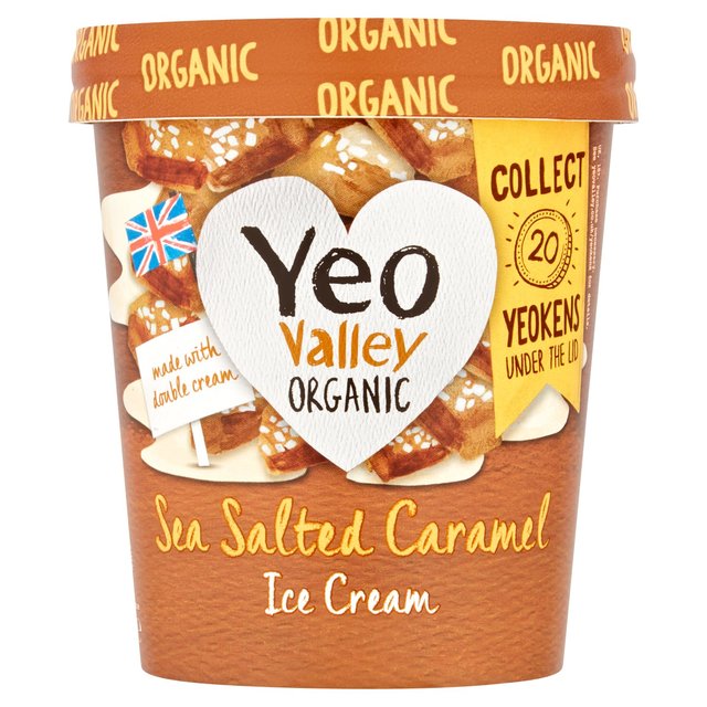 Yeo Valley Organic Salted Caramel Ice Cream, 500ml