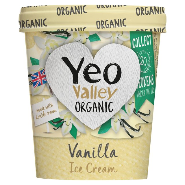Yeo Valley Organic Vanilla Ice Cream, 500ml