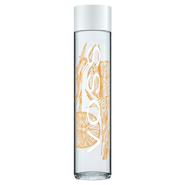 Voss Tangerine Lemongrass Flavoured Sparkling Water Glass Bottle, 375ml