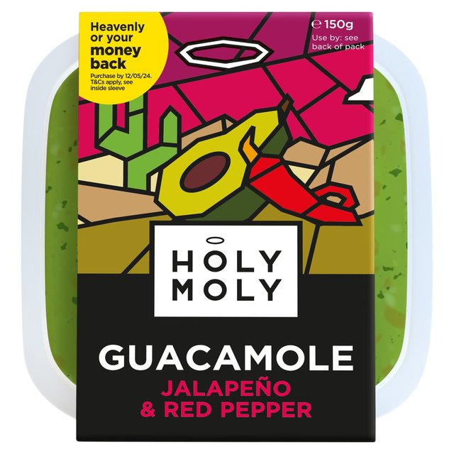 Holy Moly Guacamole Jalapeno & Red Pepper, 150g