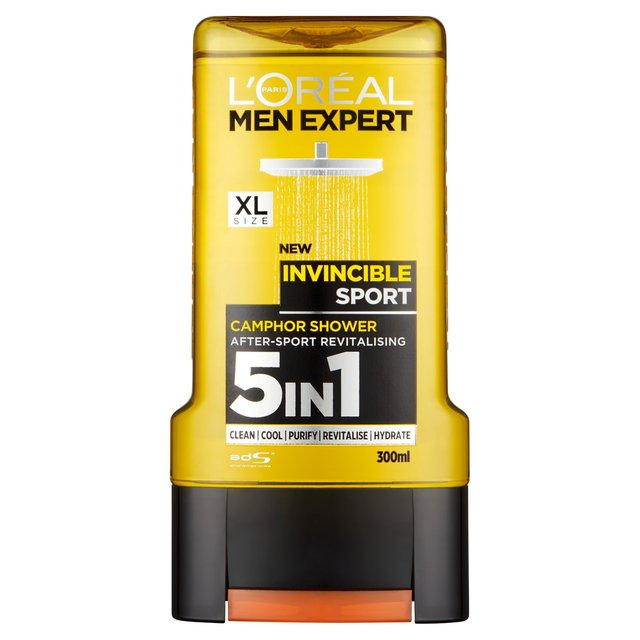 L’Oreal Men Expert Invincible Sport Shower Gel, 300ml