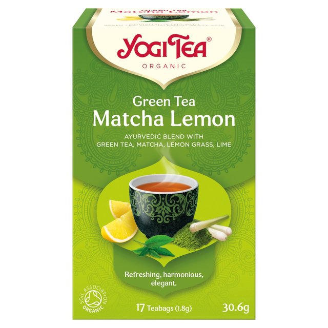 Yogi Tea Organic Matcha Lemon, 17 Per Pack