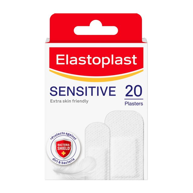 Elastoplast Hypoallergenic Sensitive Plasters, 20 Per Pack