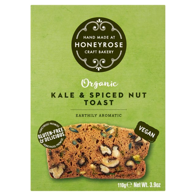 Honeyrose Kale & Spiced Nut Toast, 110g