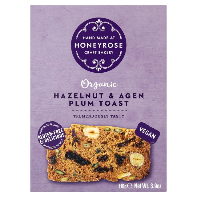 Honeyrose Hazelnut & Agen Plum Toast, 110g
