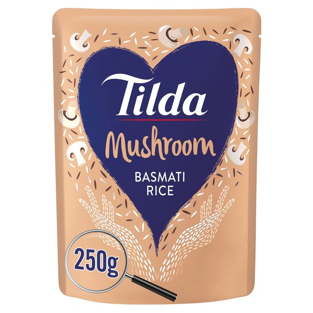Tilda Microwave Mushroom Basmati Rice, 250g