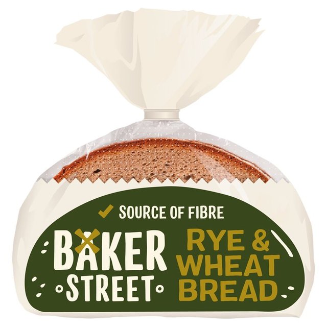 Baker Street Rye & Wheat Bread, 500g