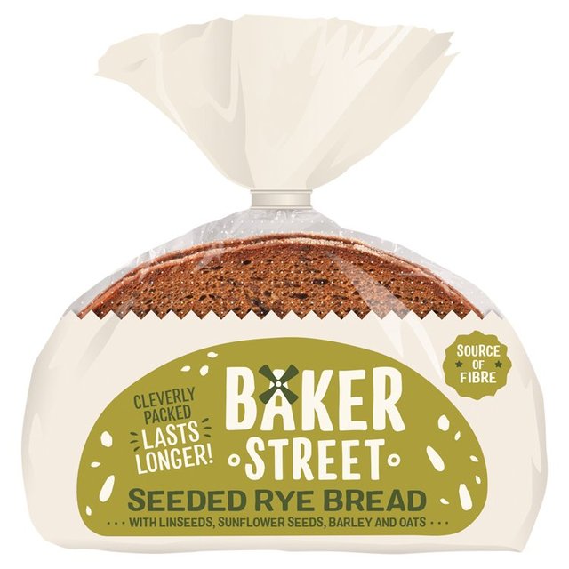 Baker Street Seeded Rye Bread, 500g