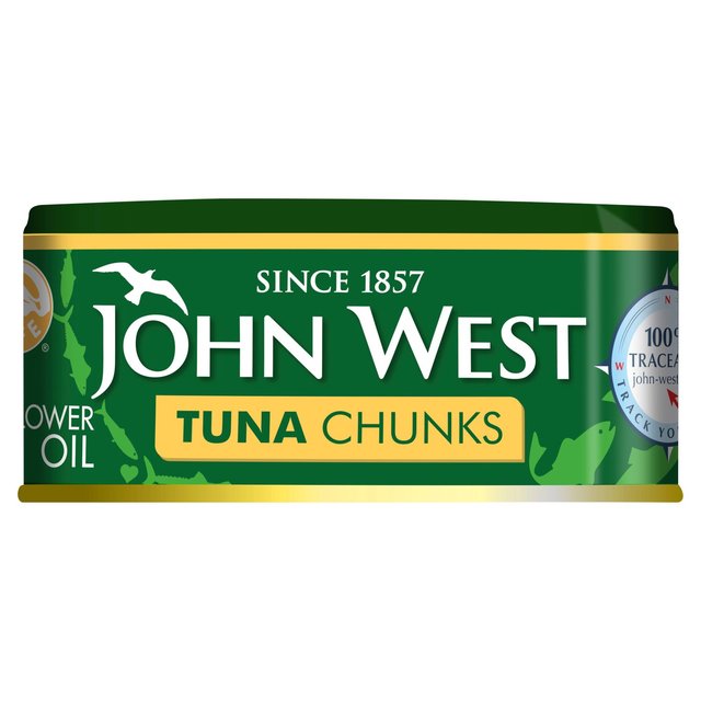 John West MSC Tuna Chunks In Sunflower Oil, 145g