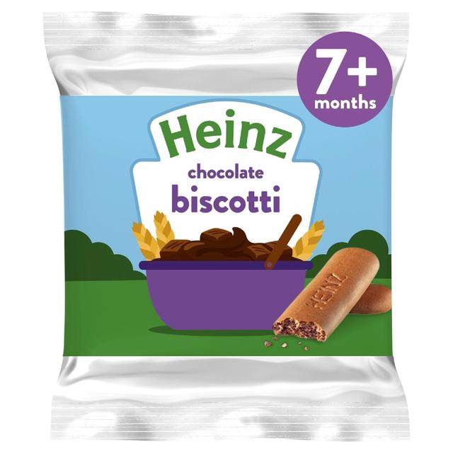 Heinz So Yummy Chocolate Biscotti Baby Food Snacks 7+ Months, 60g