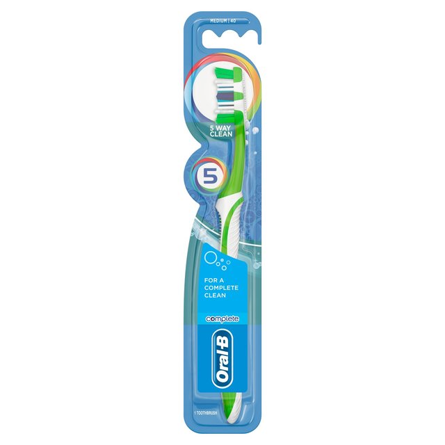 Oral-B Complete 5 Way Clean 40 Medium Toothbrush, One Size