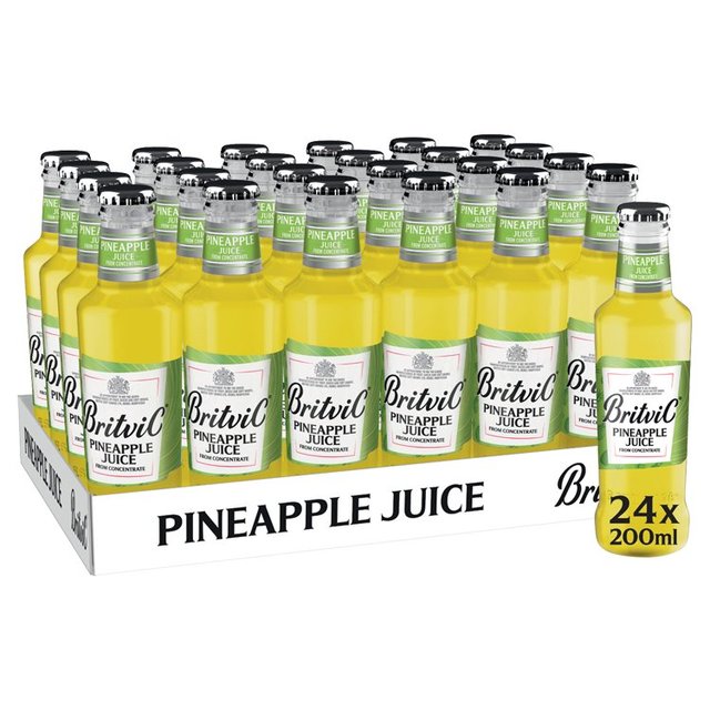 Britvic Pineapple Juice, 24 x 200ml