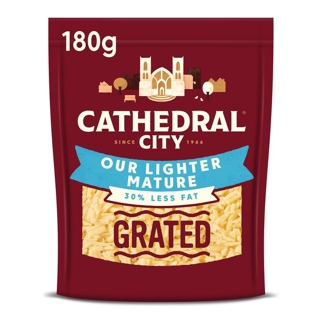 Cathedral City Lighter Mature Grated Cheese, 180g