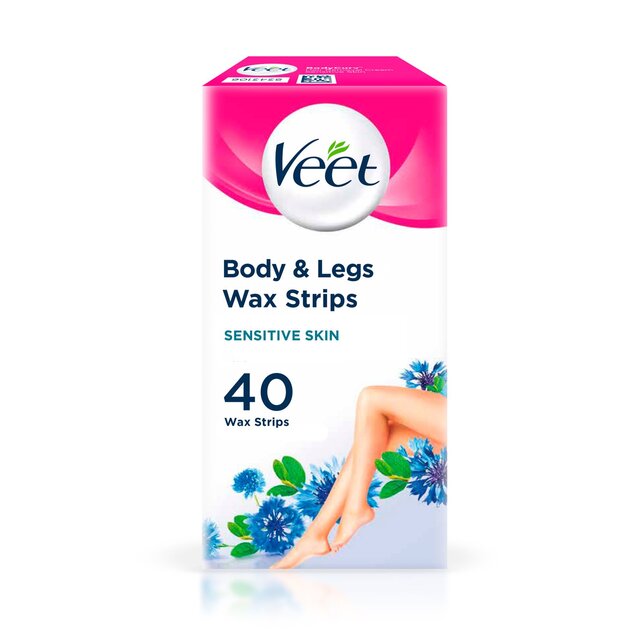 Veet Cold Wax Strips For Body Sensitive Skin Ocado